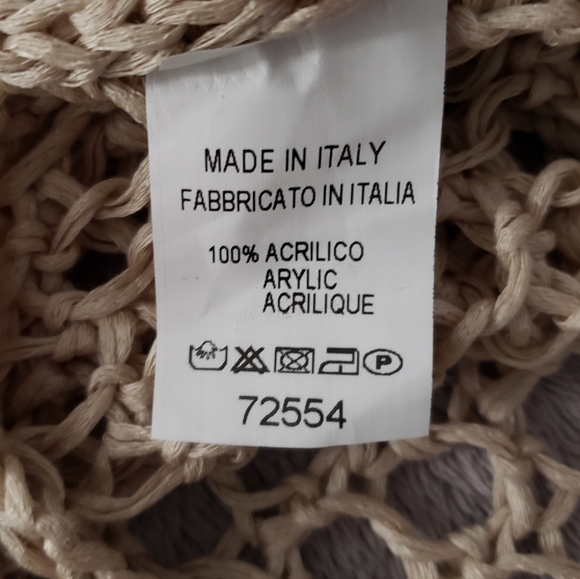 Italian Crochet Gold Star Sweater - Picture 7 of 7